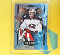 2020-21 Upper Deck Allure Blue Matiss Kivlenieks #121 Rookie SP Blue Jackets